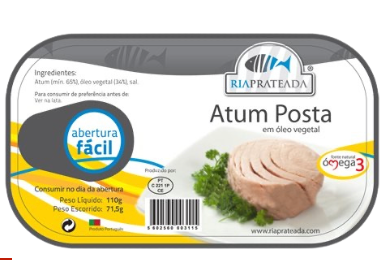 Atum em Azeite Ria Prateada 110g